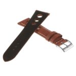 Ra4.8 Vintatge Leather Rally Watch Strap In Rust 2