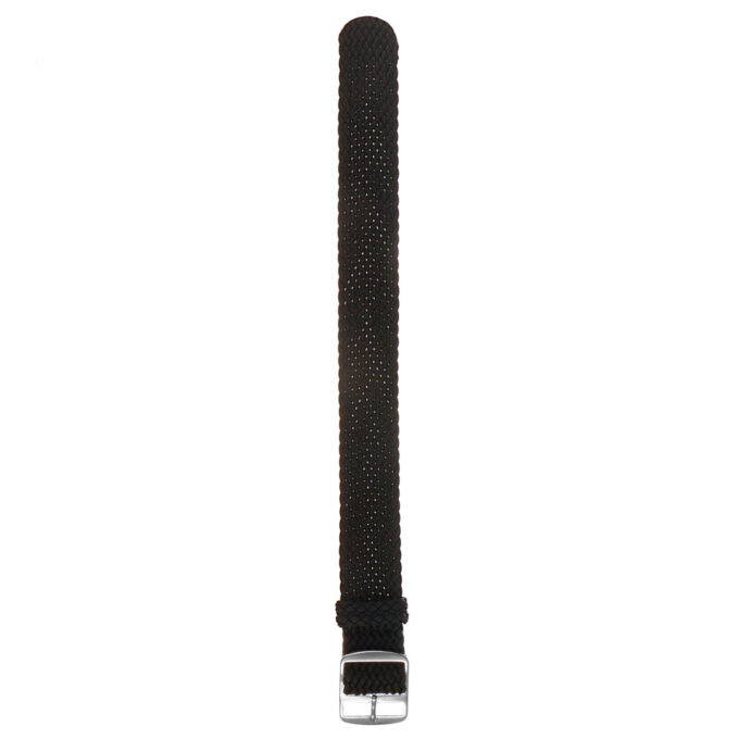 Pl2.1 Perlon Strap W Adjustable Buckle In Black 3