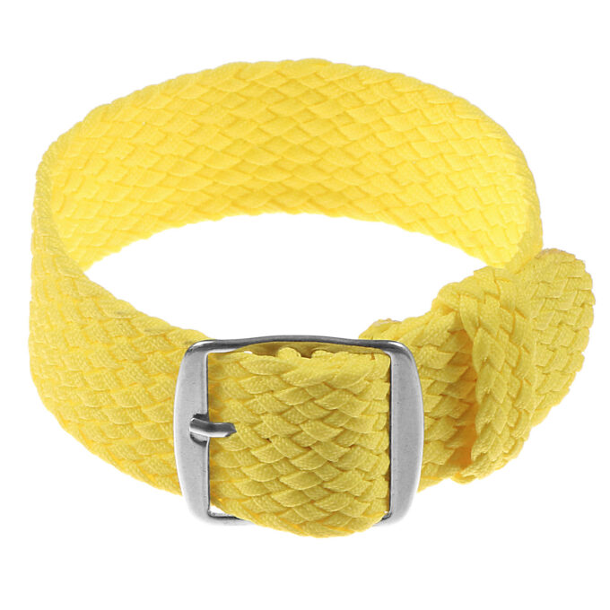 Pl2.10 Perlon Strap W Adjustable Buckle In Yellow