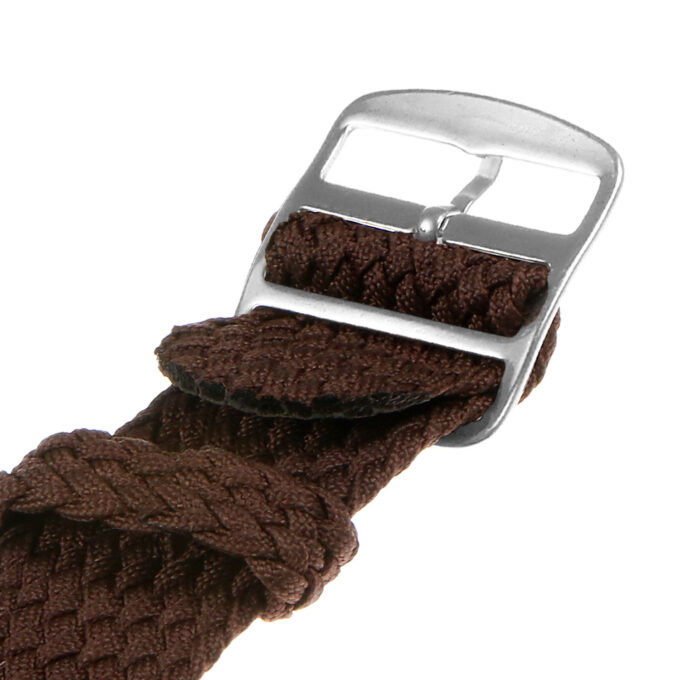 Pl2.2 Perlon Strap W Adjustable Buckle In Brown 4