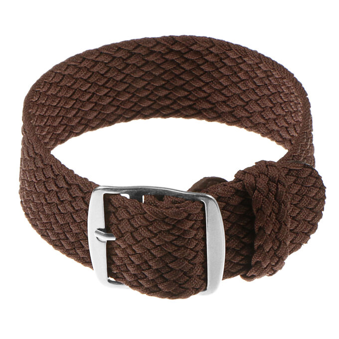 Pl2.2 Perlon Strap W Adjustable Buckle In Brown