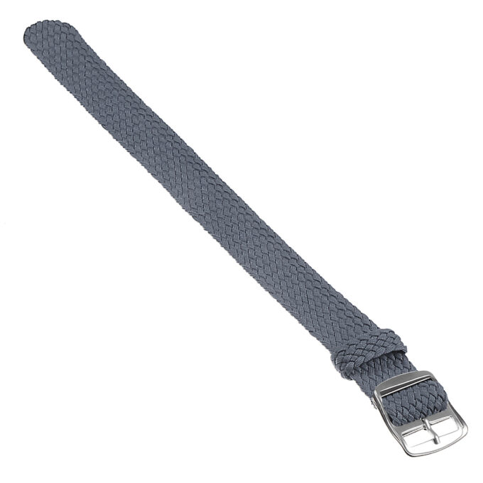 Pl2.7 Perlon Strap W Adjustable Buckle In Grey 2
