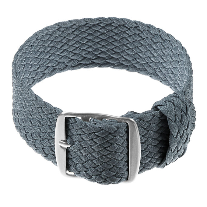 Pl2.7 Perlon Strap W Adjustable Buckle In Grey