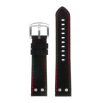Pu10.1.6 Silicone Strap With Rivets In Black 3