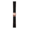 Rubber Strap In Black W Red Stitching & Rose Gold Clasp