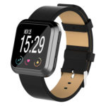 Fb.l5.1 Front Leather Strap For Versa In Black
