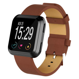 Everyday Leather Strap For Fitbit Versa & Versa 2 | StrapsCo