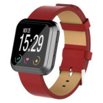 Fb.l5.6 Front Leather Strap For Versa In Red