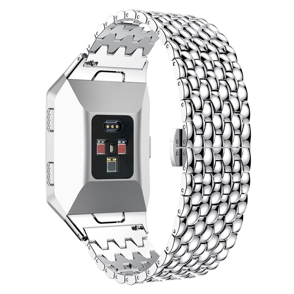 Fb.m38.ss Fitbit Ionic Stainless Steel Band In Silver 2