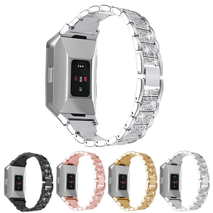 Fb.m39.ss Gallery Fitbit Ionic Stainless Steel Band In Silver
