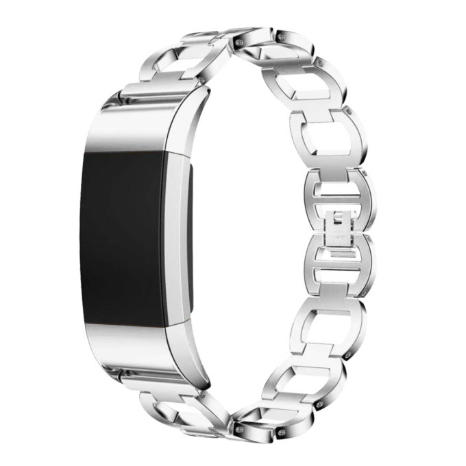 Fb.m50.ss Back Stainless Steel Bangle Bracelet In Silver Charge 2