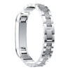 Fb.m59.ss.22 Back Fitbit Alta Stainless Bangle Bracelet W White Rhinestone In Silver