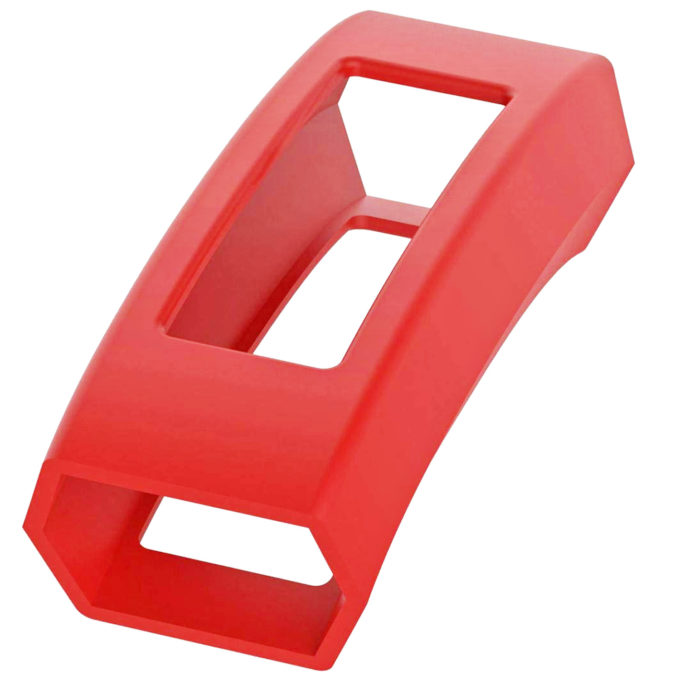 Fb.pc7.6 Front Silicone Protector Fits Fitbit Alta In Red