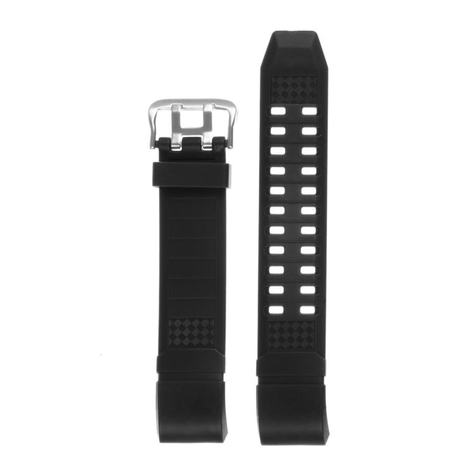 Fb.r25.1 Silicon Rubber Strap Fits Charge 2 In Black