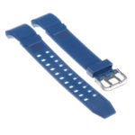 Fb.r25.5 Angled Silicon Rubber Strap Fits Charge 2 In Blue