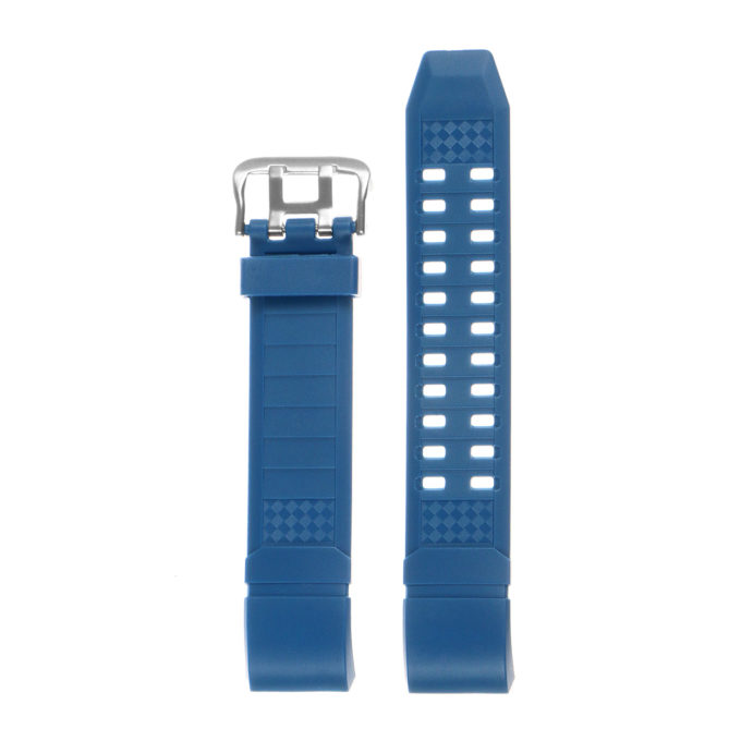 Fb.r25.5 Top Silicon Rubber Strap Fits Charge 2 In Blue