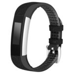 Fb.r27.1 Front Leather Strap Fits Fitbit Alta HR In Black