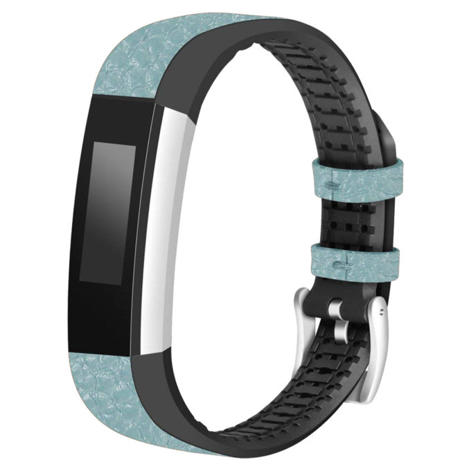 Fb.r27.11 Front Leather Strap Fits Fitbit Alta HR In Turquoise