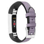 Fb.r27.18 Back Leather Strap Fits Fitbit Alta HR In Purple