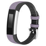 Fb.r27.18 Front Leather Strap Fits Fitbit Alta HR In Purple