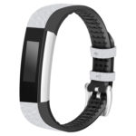 Fb.r27.22 Front Leather Front Strap Fits Fitbit Alta HR In White