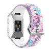 Fb.r29.a Back Butterflies Pattern Rubber Strap Fits Fitbit Ionic