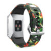 Fb.r29.f Back Paisley Tropical Rubber Strap Fits Fitbit Ionic