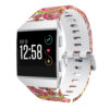 Fb.r29.k Front Paisley Pattern Rubber Strap Fits Fitbit Ionic