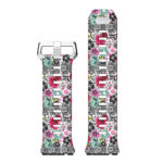 Fb.r29.m Top Paisley Pattern Rubber Strap Fits Fitbit Ionic