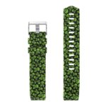 Fb.r30.11 Top Silicone Rubber Strap Fit Firbit Charge 2 Green Skulls