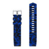 Fb.r30.5 Tap Silicone Rubber Strap Fit Firbit Charge 2 Blue Camo