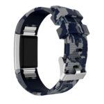 Fb.r30.5b Back Silicone Rubber Strap Fit Firbit Charge 2 Midnight Blue Camo