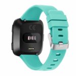 Fr.r31.11 Back Silicone Strap Fits Fitbit Versa In Green