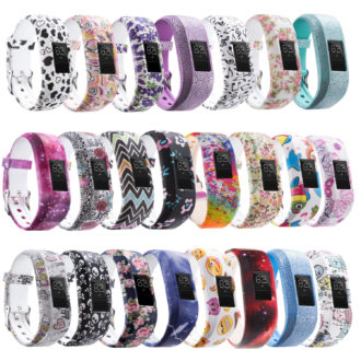 G.r23 All Color Patterned Silicone Braclet For Garmin Vivofit 3