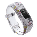 G.r23.h Patterned Silicone Braclet For Garmin Vivofit 3 Romance