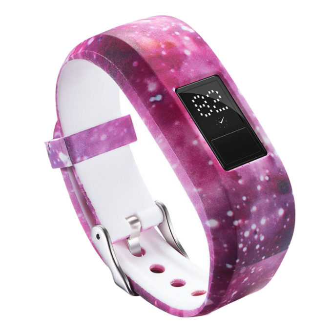 G.r23.p Patterned Silicone Braclet For Garmin Vivofit 3 Deep Space