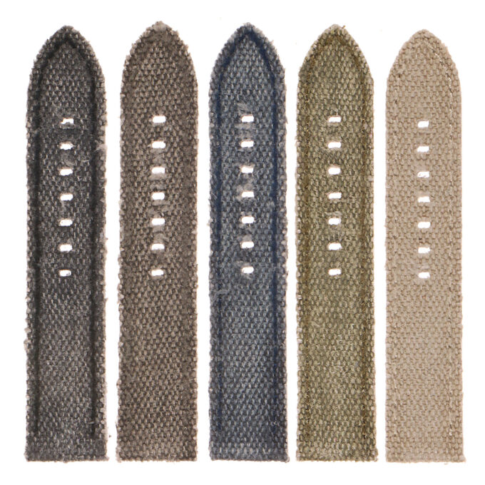 Ps6 Gallery DASSARI Frayed Edge Canvas Strap