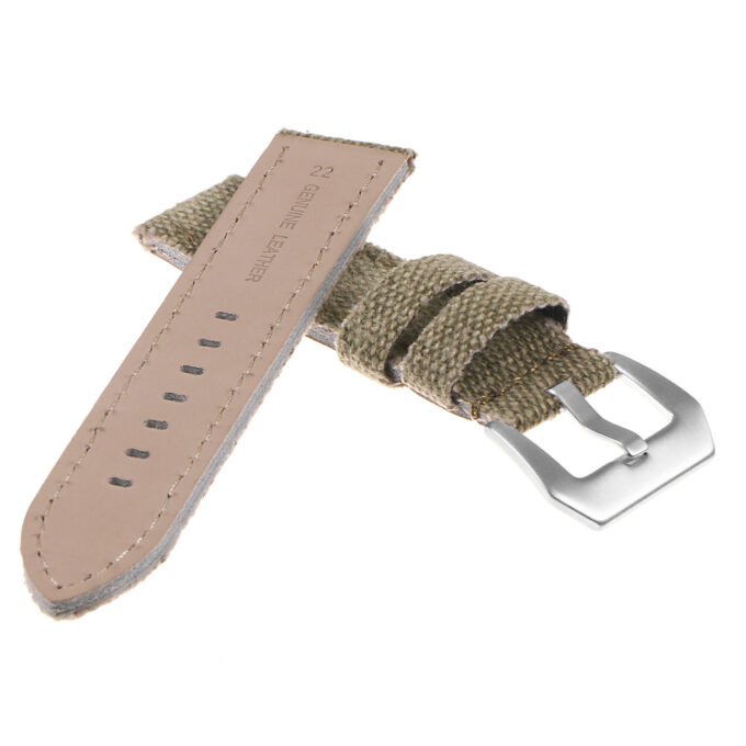 Ps6.11 DASSARI Frayed Edge Canvas In Green 2