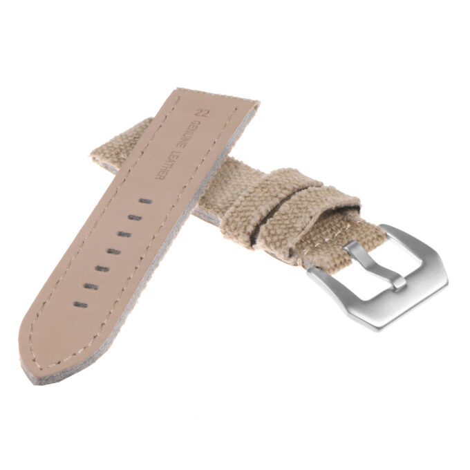Ps6.17 DASSARI Frayed Edge Canvas In Biege 2