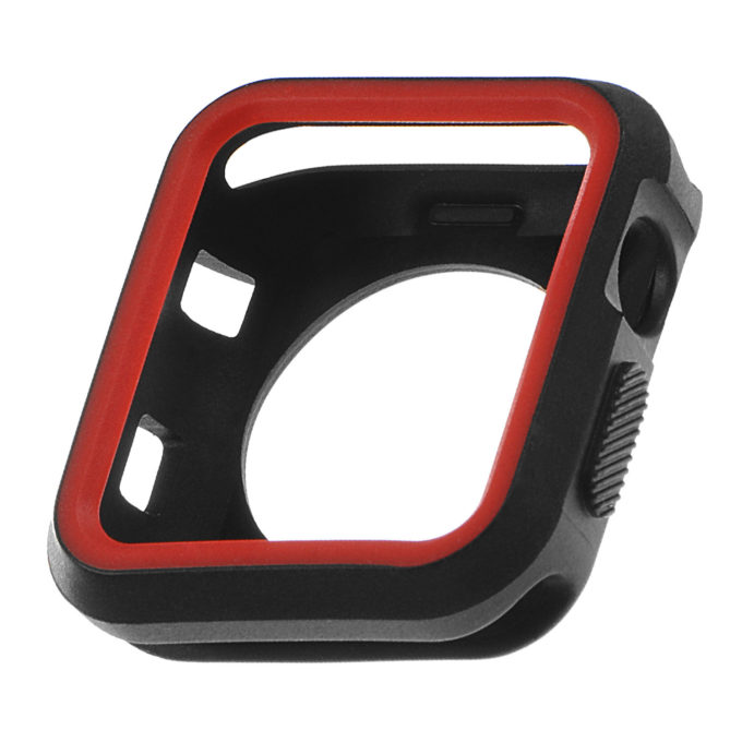 A.pc3.1.6 All Color Screen Case Fits Apple Watch Series 1 & 2 Black And Red