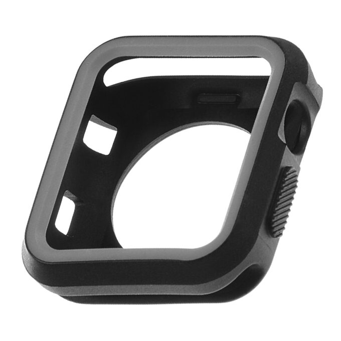 A.pc3.1.7 All Color Screen Case Fits Apple Watch Series 1 & 2 Black And Grey