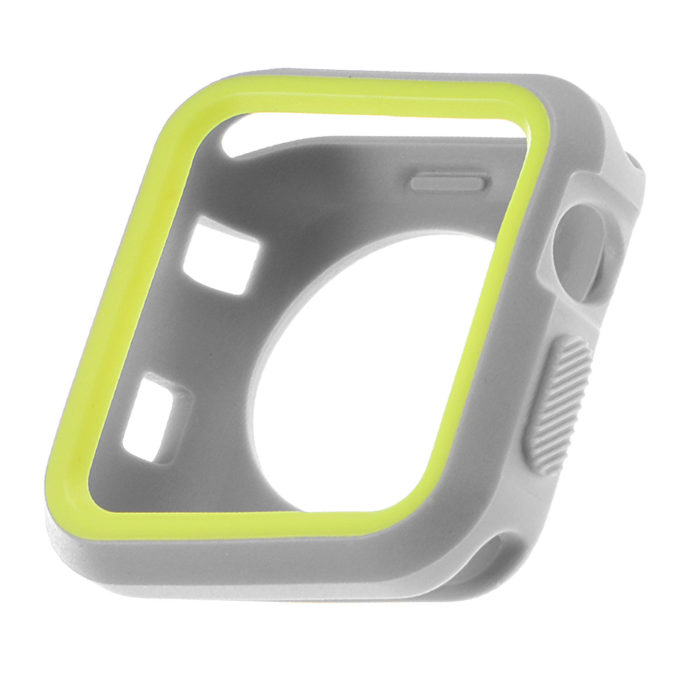 A.pc3.7.10 All Color Screen Case Fits Apple Watch Series 1 & 2 Grey And Yellow