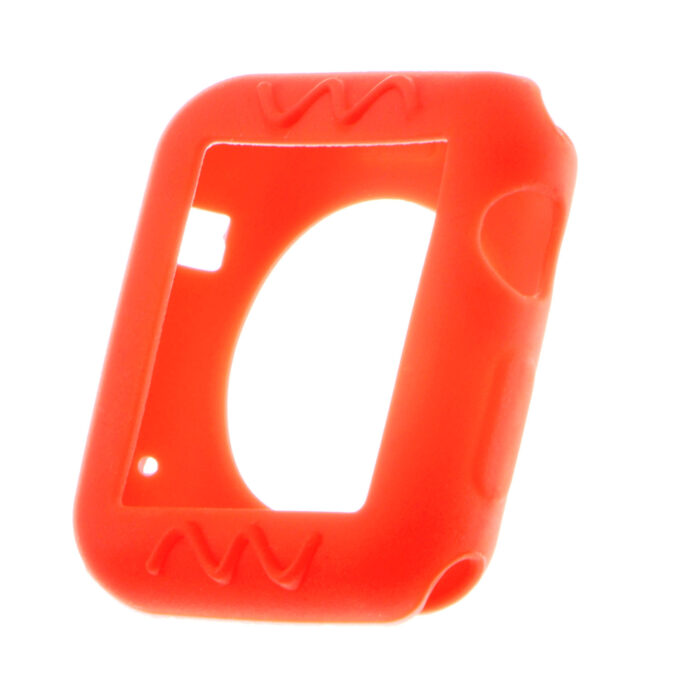 A.pc4.12 Front Silicone Screen Case Fits Apple Watch Series 1 & 2 In Orange