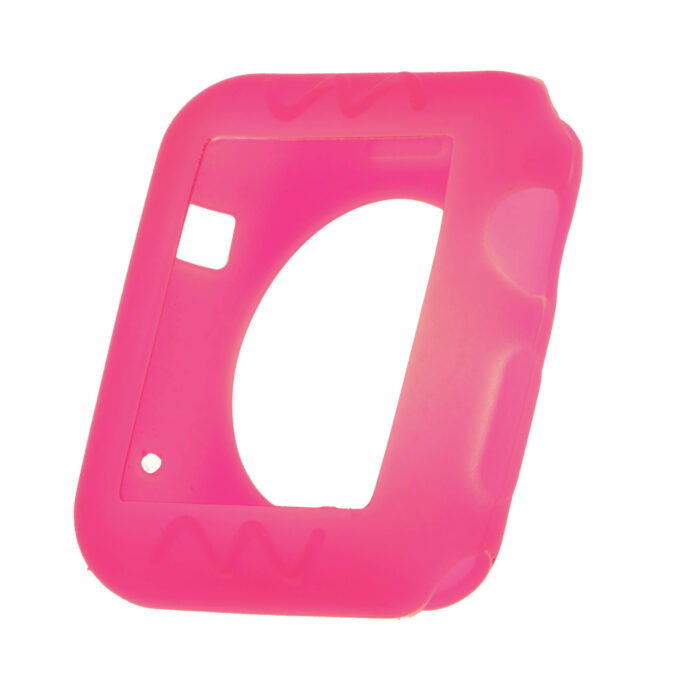 A.pc4.13 Front Silicone Screen Case Fits Apple Watch Series 1 & 2 In Pink