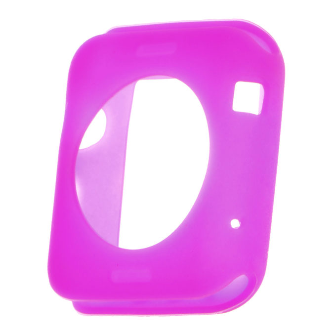 A.pc4.18 Back Silicone Screen Case Fits Apple Watch Series 1 & 2 In Purple