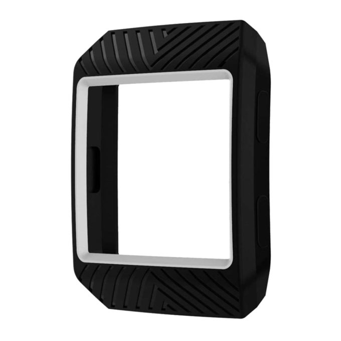 Fb.pc3.1.22 Front Silicone Shock Proof Case Fits Fitbit Ionic In Black And White