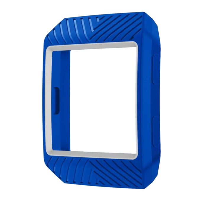 Fb.pc3.5.22 Front Silicone Shock Proof Case Fits Fitbit Ionic In Blue And White