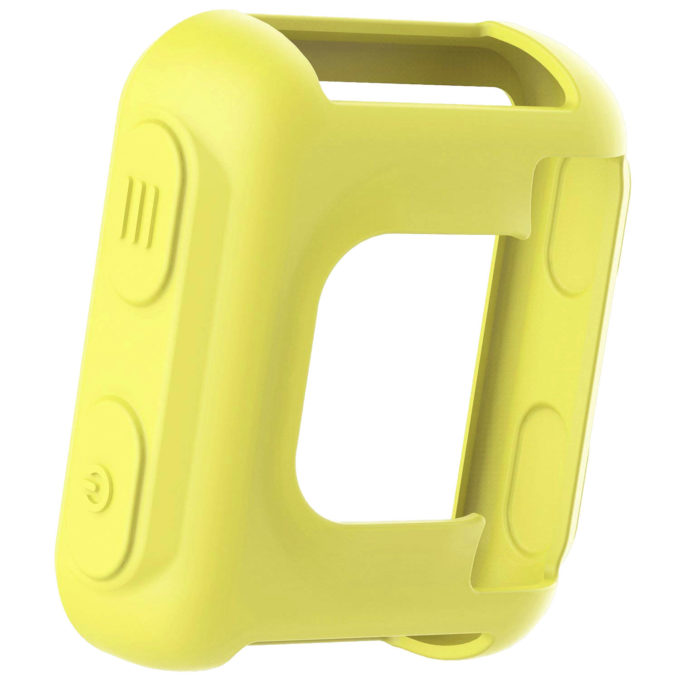 G.pc11.10 Back Silicone Case Fits Forerunner 35 In Yellow