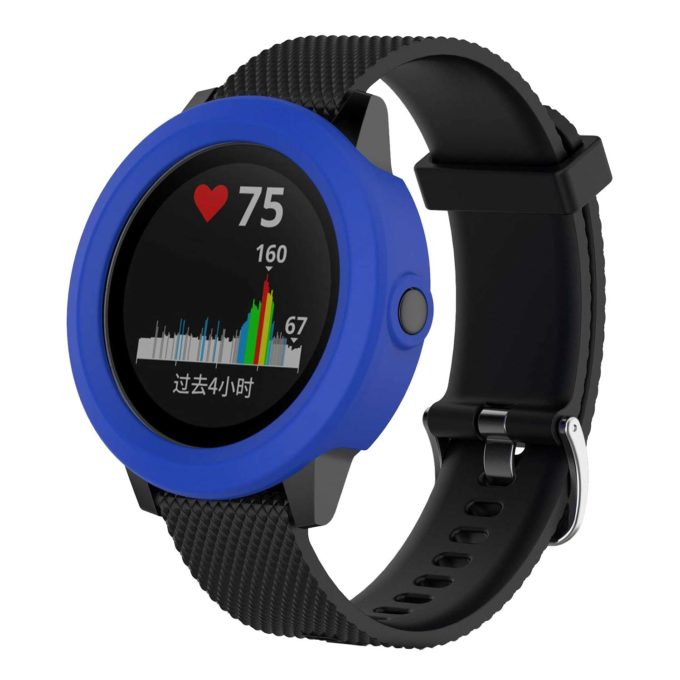 G.pc1.5 Front Silicone Protective Case Fits Garmin Vivoactive 3 In Blue