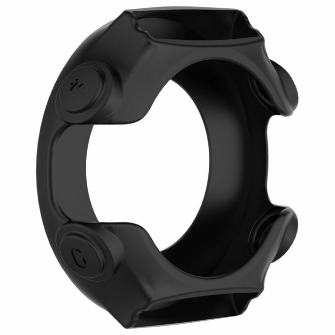G.pc2.1 Back Shockproof Silicone Case Fits Garmin Forerunner 620 In Black